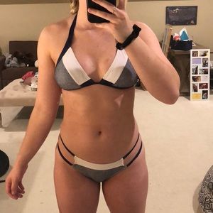 color block bikini